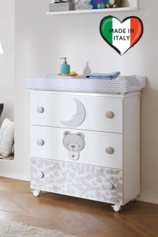 Пеленальный комод Pali Moon (Мун) белый (white) Пеленальный комод Pali Moon (Мун) белый (white)